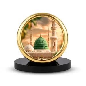 Car Desk/Table Top Mucca Masid Metal Golden Photo Stand 2x2 Inches, Compact & Stylish Spiritual Display For Car, Home & Office (Pack Of 1) (F18813) Car Desk/Table Top Mucca Masid Metal Golden Photo Stand 2x2 Inches, Compact & Stylish Spiritual Display For Car, Home & Office (Pack Of 1) (F18813)