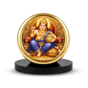 Car Desk/Table Top Lord Kubera Metal Golden Photo Stand 2x2 Inches, Compact & Stylish Spiritual Display For Car, Home & Office (Pack Of 1) (F18863) Car Desk/Table Top Lord Kubera Metal Golden Photo Stand 2x2 Inches, Compact & Stylish Spiritual Display For Car, Home & Office (Pack Of 1) (F18863)