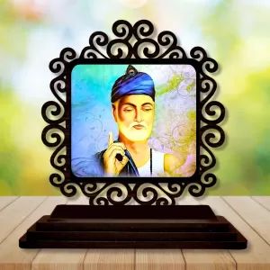 Car Desk/Table Top Kabir Das Wooden Photo Stand 3x4 Inches, Compact & Stylish Spiritual Display For Car, Home & Office (Pack Of 1) (F19787) Car Desk/Table Top Kabir Das Wooden Photo Stand 3x4 Inches, Compact & Stylish Spiritual Display For Car, Home & Office (Pack Of 1) (F19787)