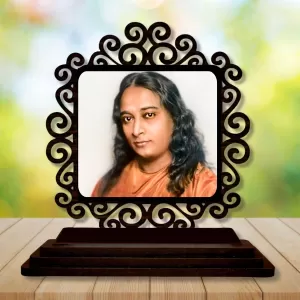 Car Desk/Table Top Paramahamsa Yogananada Wooden Photo Stand 3x4 Inches, Compact & Stylish Spiritual Display For Car, Home & Office (Pack Of 1) (F19900) Car Desk/Table Top Paramahamsa Yogananada Wooden Photo Stand 3x4 Inches, Compact & Stylish Spiritual Display For Car, Home & Office (Pack Of 1) (F19900)