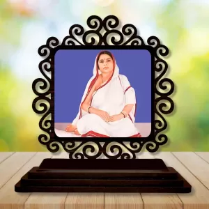 Car Desk/Table Top Baroma Wooden Photo Stand 3x4 Inches, Compact & Stylish Spiritual Display For Car, Home & Office (Pack Of 1) (F19924) Car Desk/Table Top Baroma Wooden Photo Stand 3x4 Inches, Compact & Stylish Spiritual Display For Car, Home & Office (Pack Of 1) (F19924)