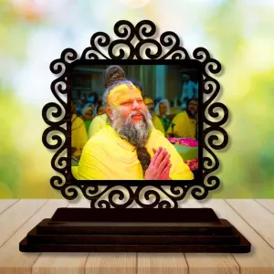 Car Desk/Table Top Premanand Govind Sharan Ji Maharaj Wooden Photo Stand 3x4 Inches, Compact & Stylish Spiritual Display For Car, Home & Office (Pack Of 1) (F19957) Car Desk/Table Top Premanand Govind Sharan Ji Maharaj Wooden Photo Stand 3x4 Inches, Compact & Stylish Spiritual Display For Car, Home & Office (Pack Of 1) (F19957)