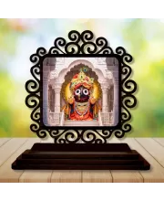 Car Desk/Table Top  Guru Gorakhnath  Wooden Photo Stand  3x4 Inches, Compact & Stylish Spiritual Display For Car, Home & Office (Pack Of 1) (F20019)