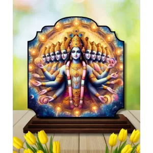 Car Dashboard/Table Top Lord Krishna Wooden Rectangle Photo Stand 3x4 Inches, Compact & Stylish Spiritual Display For Car, Home & Office (Pack Of 1) (F22235) Car Dashboard/Table Top Lord Krishna Wooden Rectangle Photo Stand 3x4 Inches, Compact & Stylish Spiritual Display For Car, Home & Office (Pack Of 1) (F22235)