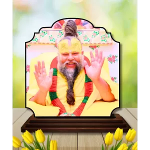 Car Dashboard/Table Top Premanand Govind Sharan Wooden Rectangle Photo Stand 3x4 Inches, Compact & Stylish Spiritual Display For Car, Home & Office (Pack Of 1) (F22250) Car Dashboard/Table Top Premanand Govind Sharan Wooden Rectangle Photo Stand 3x4 Inches, Compact & Stylish Spiritual Display For Car, Home & Office (Pack Of 1) (F22250)