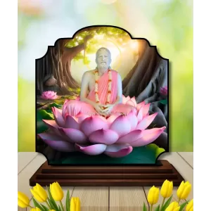 Car Dashboard/Table Top Ramakrishna Paramahamsa Wooden Rectangle Photo Stand 3x4 Inches, Compact & Stylish Spiritual Display For Car, Home & Office (Pack Of 1) (F22254) Car Dashboard/Table Top Ramakrishna Paramahamsa Wooden Rectangle Photo Stand 3x4 Inches, Compact & Stylish Spiritual Display For Car, Home & Office (Pack Of 1) (F22254)