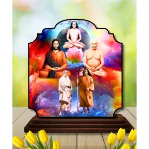 Car Dashboard/Table Top Spiritual Gurus Wooden Rectangle Photo Stand 3x4 Inches, Compact & Stylish Spiritual Display For Car, Home & Office (Pack Of 1) (F22350) Car Dashboard/Table Top Spiritual Gurus Wooden Rectangle Photo Stand 3x4 Inches, Compact & Stylish Spiritual Display For Car, Home & Office (Pack Of 1) (F22350)