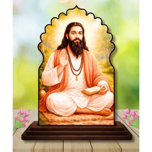 Car Dashboard/Table Top Guru Ravidas Wooden Temple Photo Stand 3x4 Inches, Compact & Stylish Spiritual Display For Car, Home & Office (Pack Of 1) (F22482) Car Dashboard/Table Top Guru Ravidas Wooden Temple Photo Stand 3x4 Inches, Compact & Stylish Spiritual Display For Car, Home & Office (Pack Of 1) (F22482)