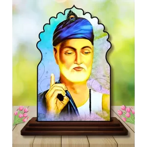 Car Dashboard/Table Top Guru Nanak Wooden Temple Photo Stand 3x4 Inches, Compact & Stylish Spiritual Display For Car, Home & Office (Pack Of 1) (F22505) Car Dashboard/Table Top Guru Nanak Wooden Temple Photo Stand 3x4 Inches, Compact & Stylish Spiritual Display For Car, Home & Office (Pack Of 1) (F22505)