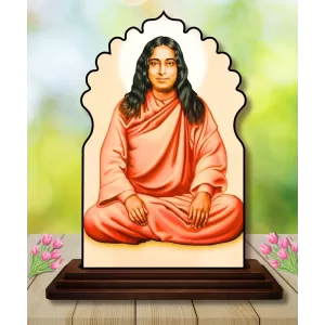 Car Dashboard/Table Top Paramahamsa Yogananda Wooden Temple Photo Stand 3x4 Inches, Compact & Stylish Spiritual Display For Car, Home & Office (Pack Of 1) (F22647) Car Dashboard/Table Top Paramahamsa Yogananda Wooden Temple Photo Stand 3x4 Inches, Compact & Stylish Spiritual Display For Car, Home & Office (Pack Of 1) (F22647)