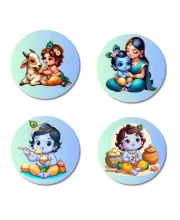 Lakshmi, Saraswati, Kalaratri, And Kali. Fridge Magnets – 4 Piece Set | 3 Inch Round Wall Fridge Decor (F22751) Lakshmi, Saraswati, Kalaratri, And Kali. Fridge Magnets – 4 Piece Set | 3 Inch Round Wall Fridge Decor (F22751)