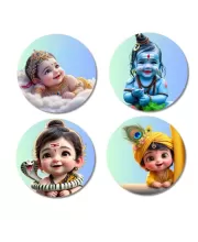 Ganesha, Rama, And Shiva. Fridge Magnets – 4 Piece Set | 3 Inch Round Wall Fridge Decor (F22765) Ganesha, Rama, And Shiva. Fridge Magnets – 4 Piece Set | 3 Inch Round Wall Fridge Decor (F22765)
